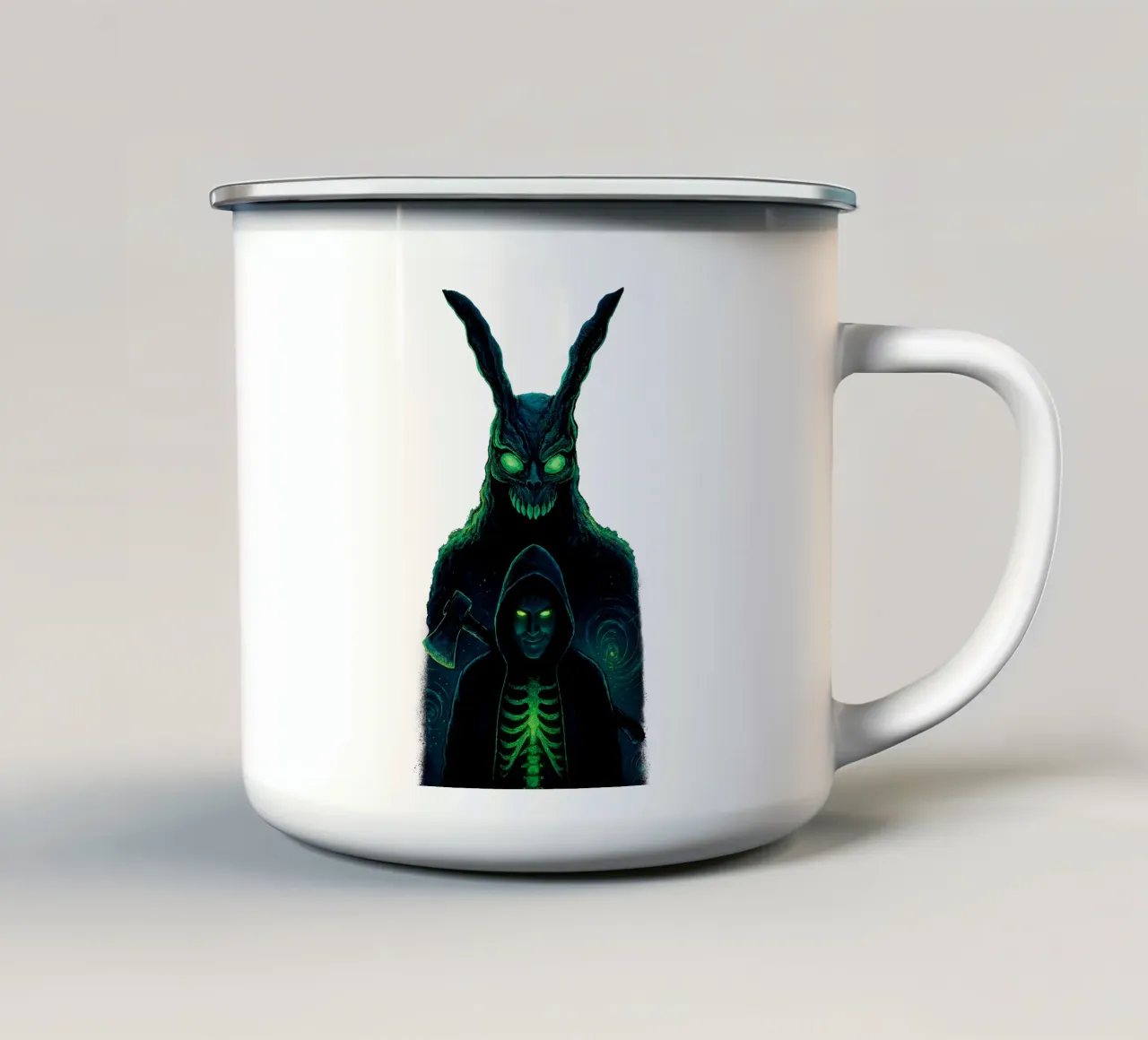 Donnie Darko Frank the Rabbit Art tazza in smalto da Lootprint