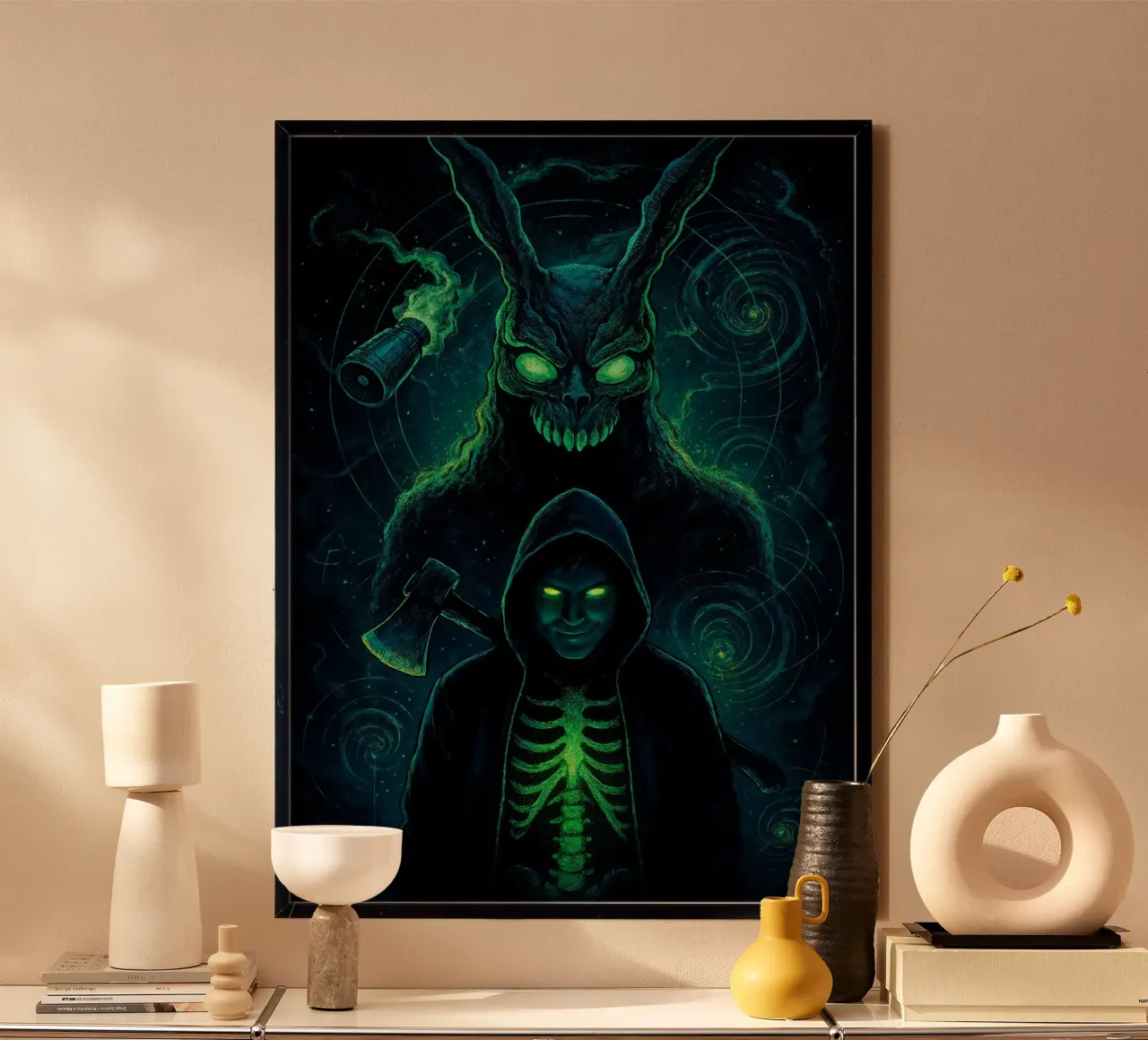 Donnie Darko Frank the Rabbit Art carta hahnemühle da Lootprint