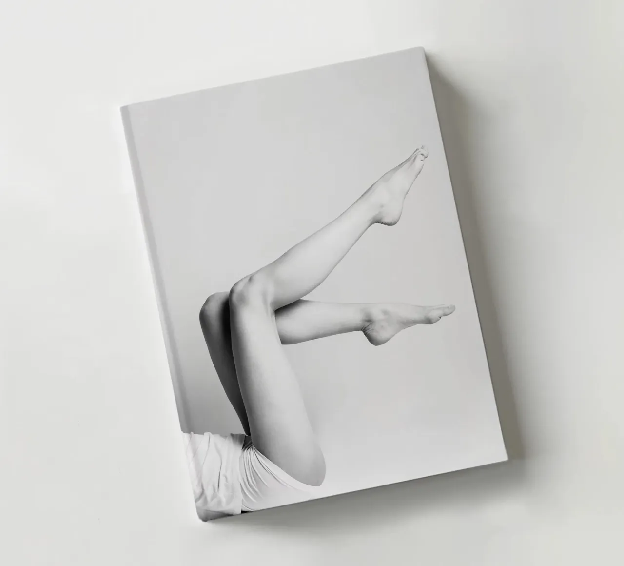 Focus on legs notebook by Carinaprint