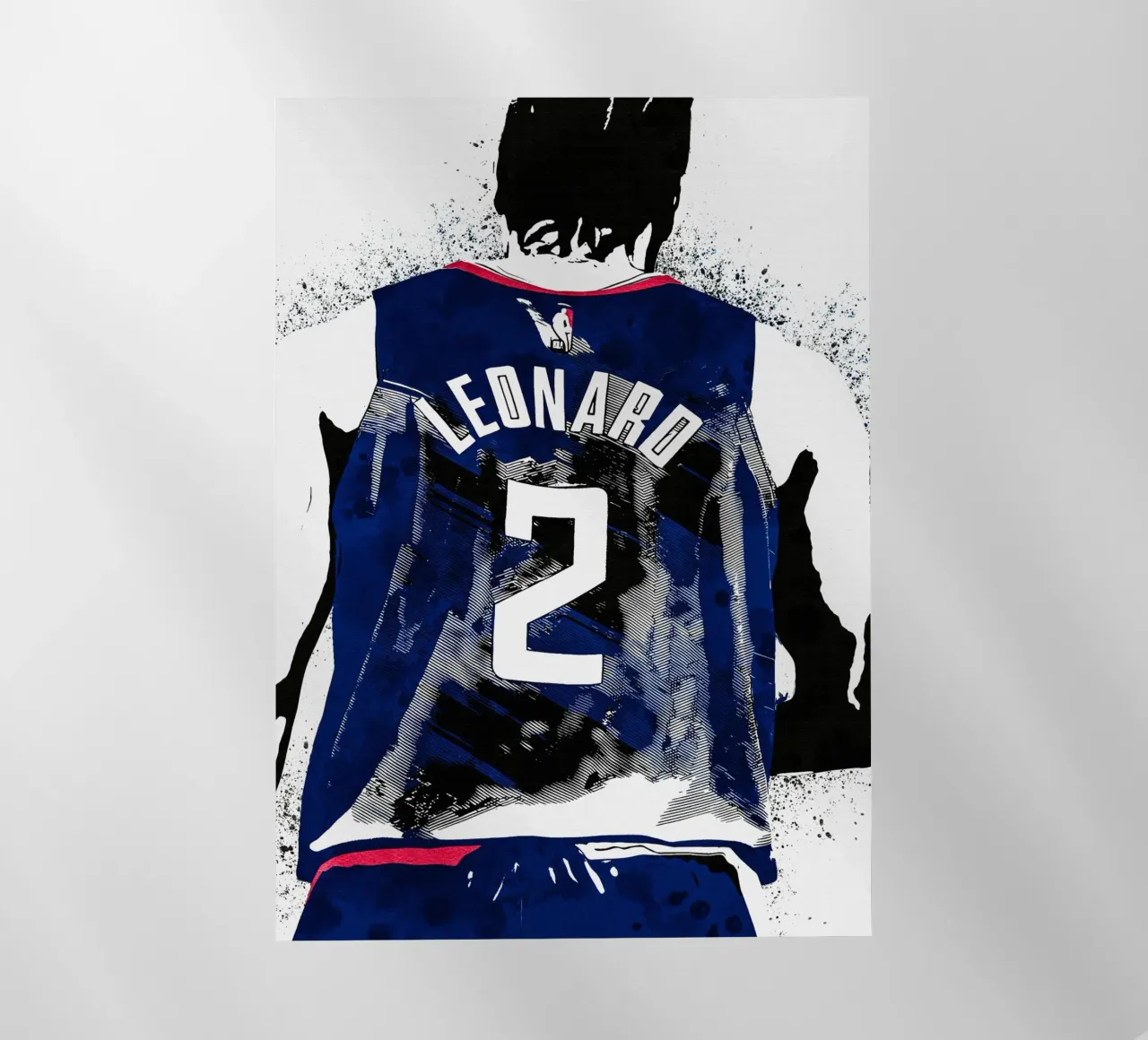 Kawhi Leonard LA Clippers pellicola backlit da tenten