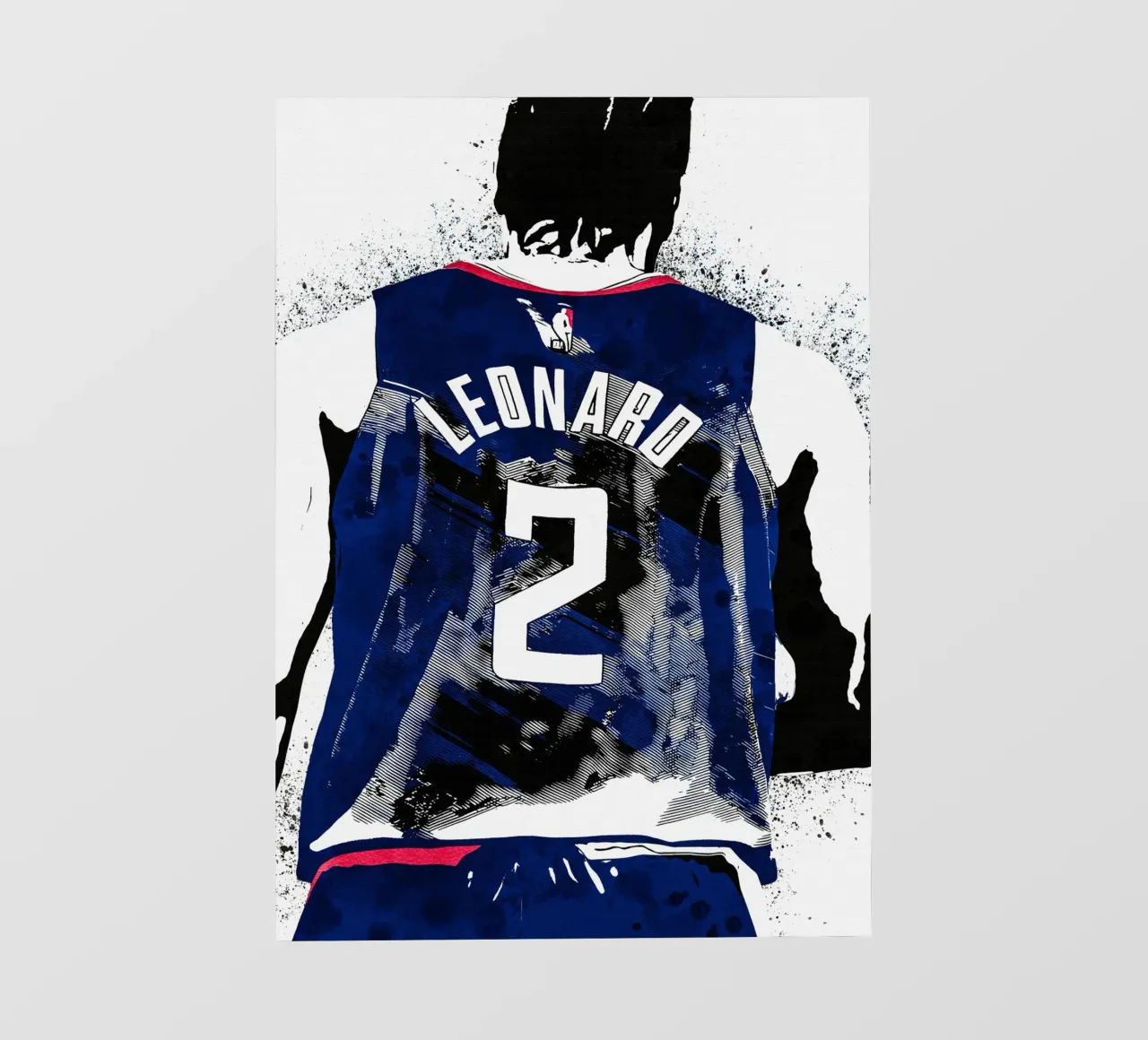 Kawhi Leonard LA Clippers pellicola backlit da tenten