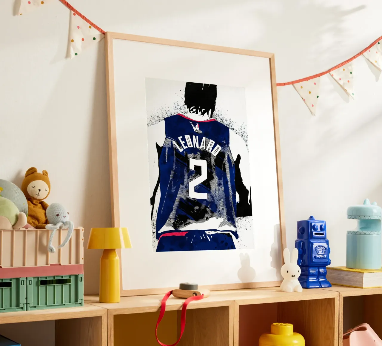Kawhi Leonard LA Clippers poster da tenten