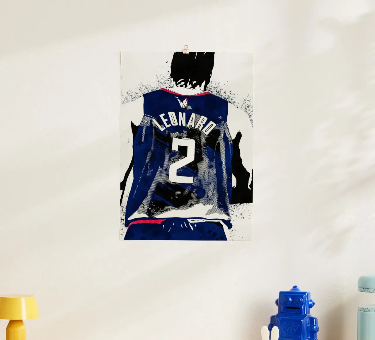 Kawhi Leonard LA Clippers poster da tenten