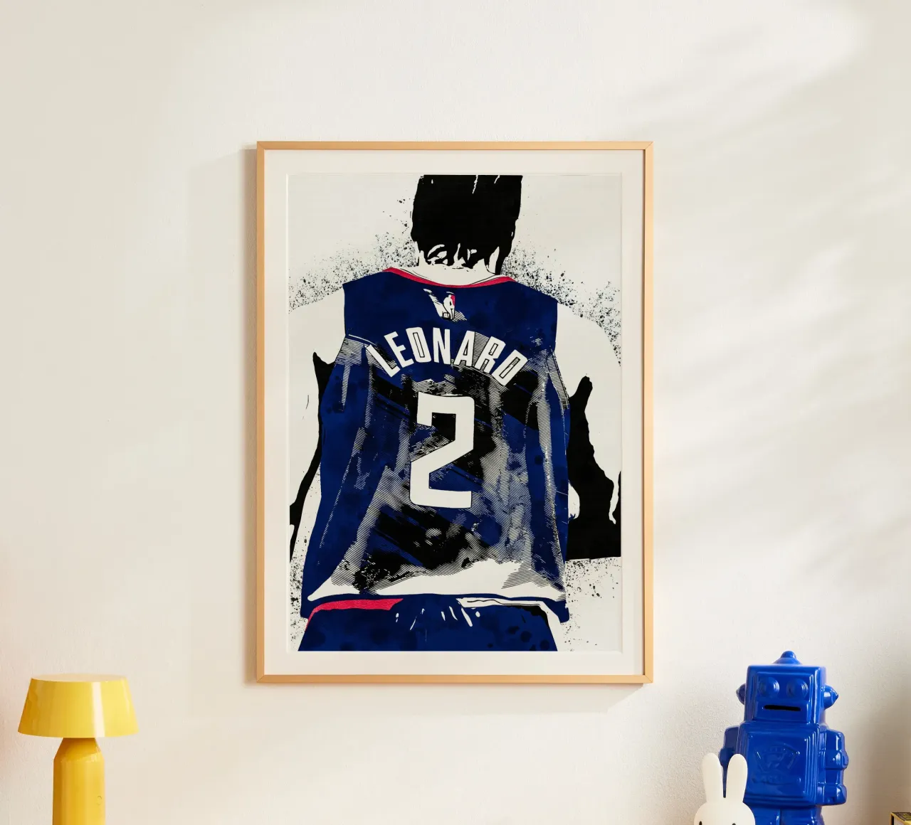 Kawhi Leonard LA Clippers poster da tenten