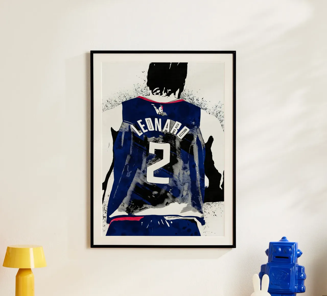 Kawhi Leonard LA Clippers poster da tenten