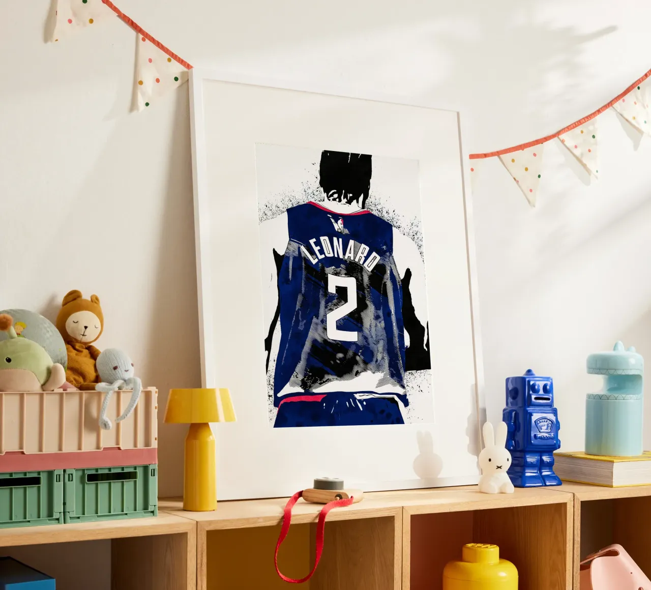 Kawhi Leonard LA Clippers poster da tenten