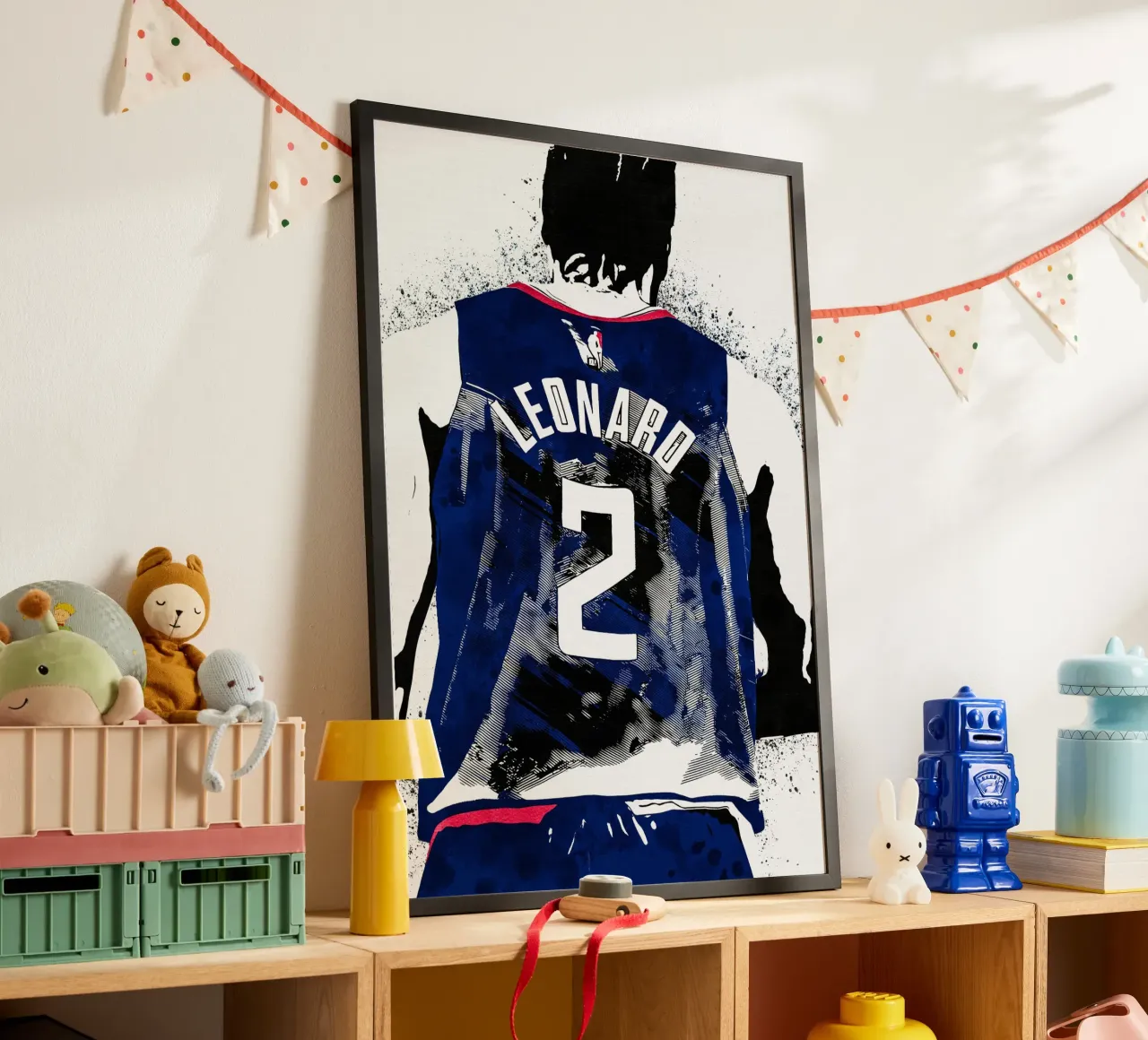 Kawhi Leonard LA Clippers poster da tenten