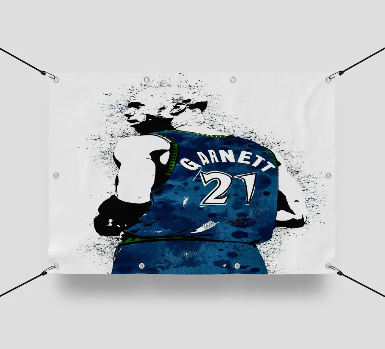 Kevin Garnett  Minnesota Timberwolves telo in pvc da tenten