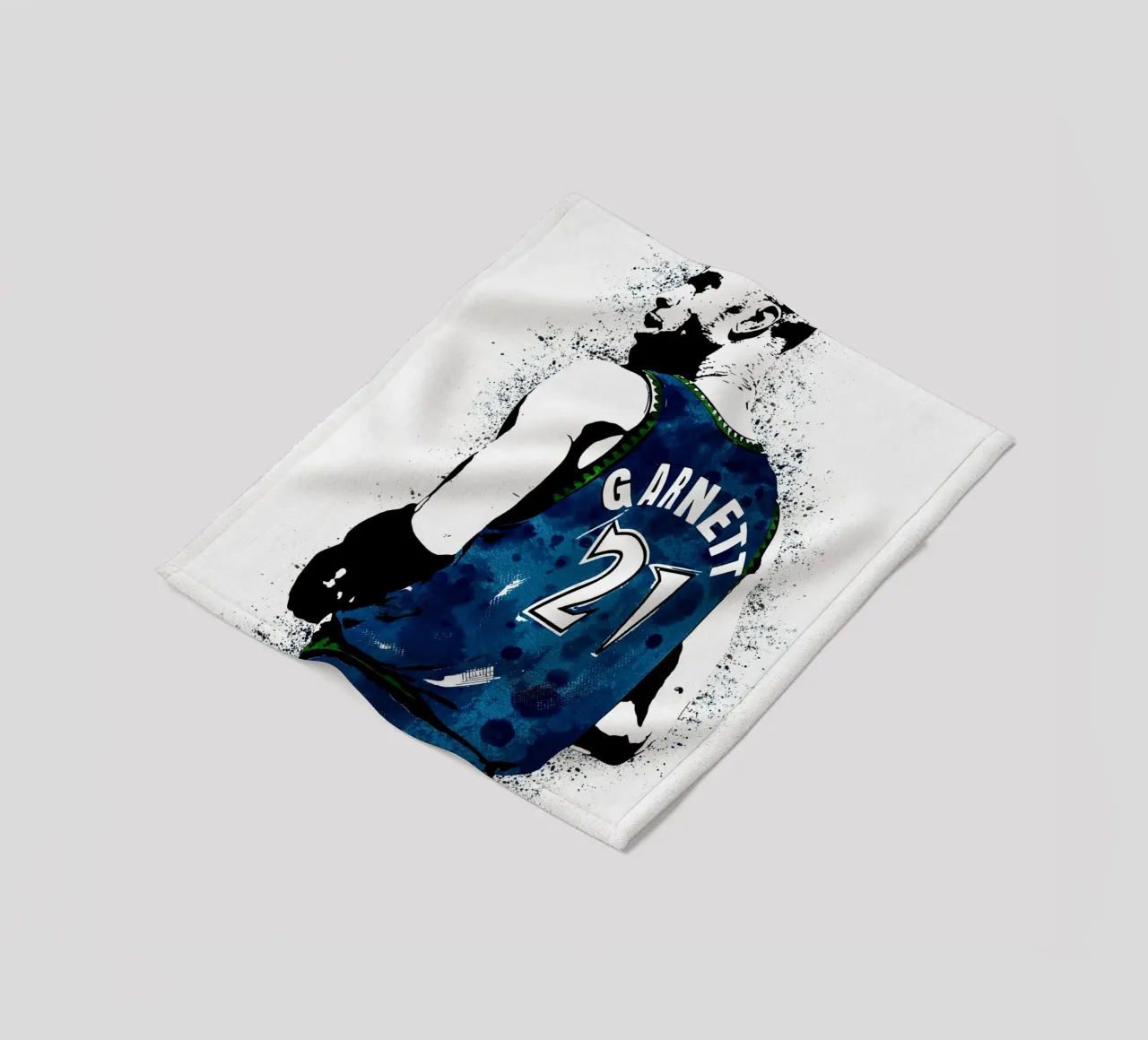 Kevin Garnett  Minnesota Timberwolves coperta in pile da tenten