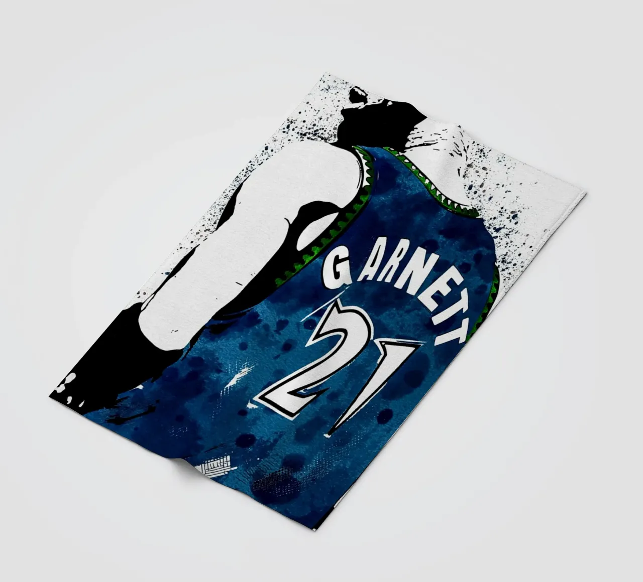 Kevin Garnett  Minnesota Timberwolves coperta in pile da tenten