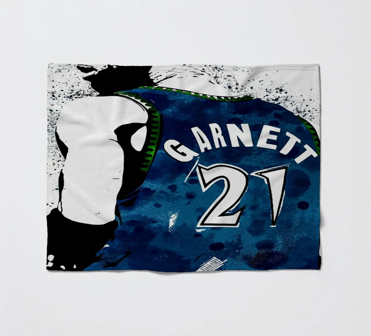 Kevin Garnett  Minnesota Timberwolves coperta in pile da tenten