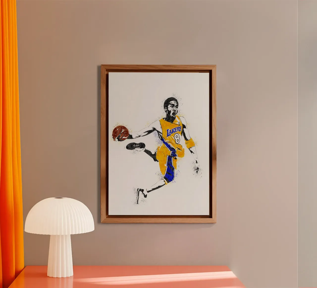 Kobe Bryant alluminio dibond da tenten