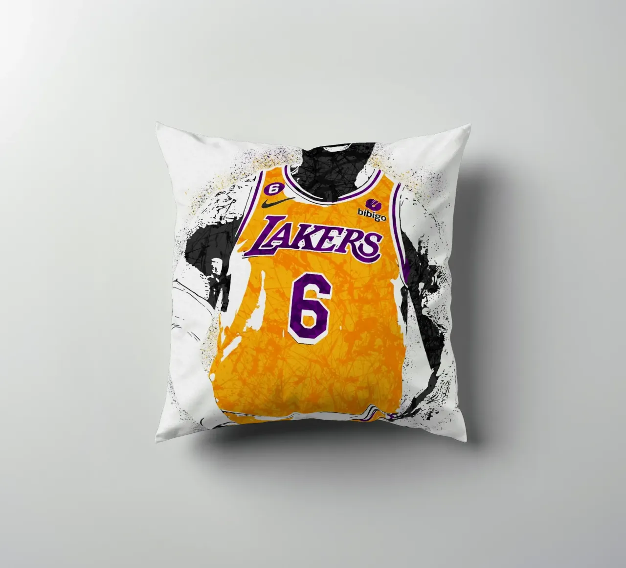 Lebron James LA Lakers cuscino da tenten