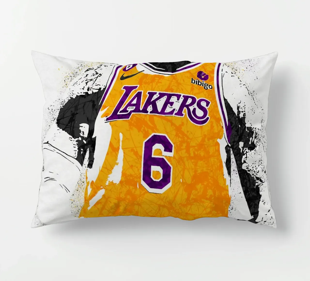Lebron James LA Lakers cuscino da tenten