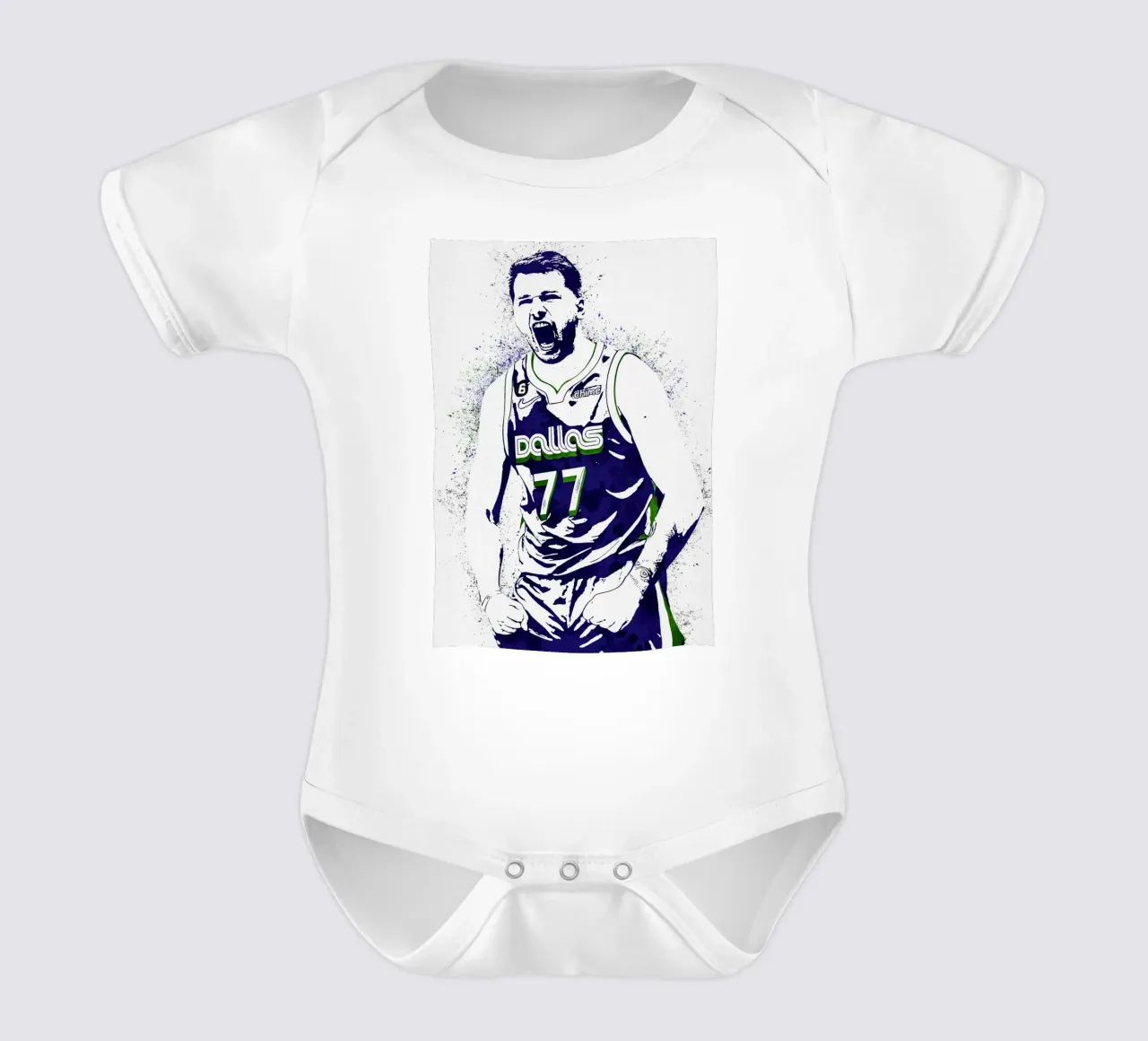 Luka Doncic body neonato maniche corte da tenten