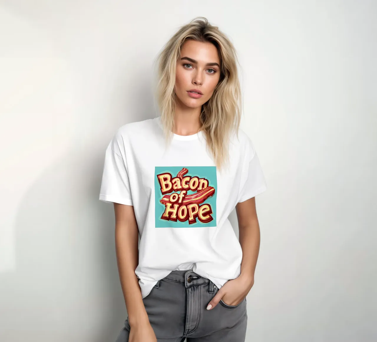 Pancetta di speranza Spruch t-shirt da Carinaprint