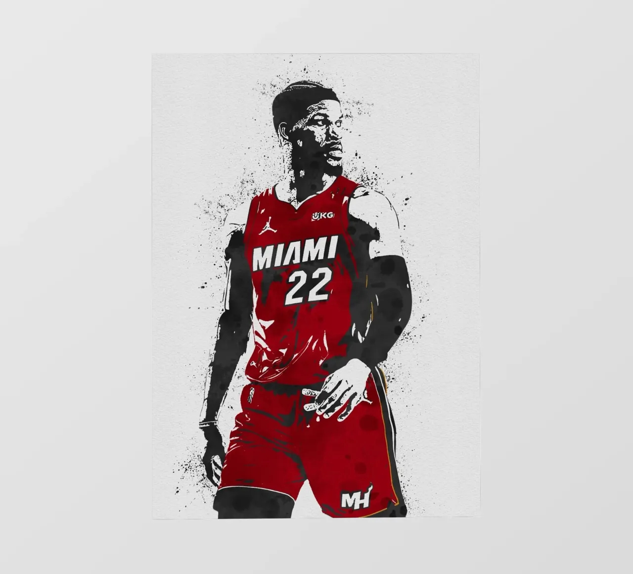marbleJimmy Butler Miami Heat fotobehang van tenten