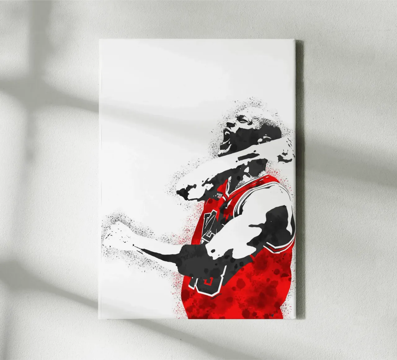 Michael Jordan Chicago Bulls tela con Cornice a cassetta da tenten
