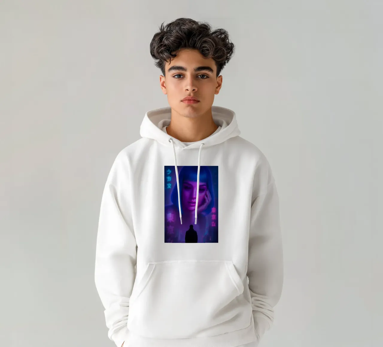 Blade Runner Neon Joi Art felpa con cappuccio da Lootprint
