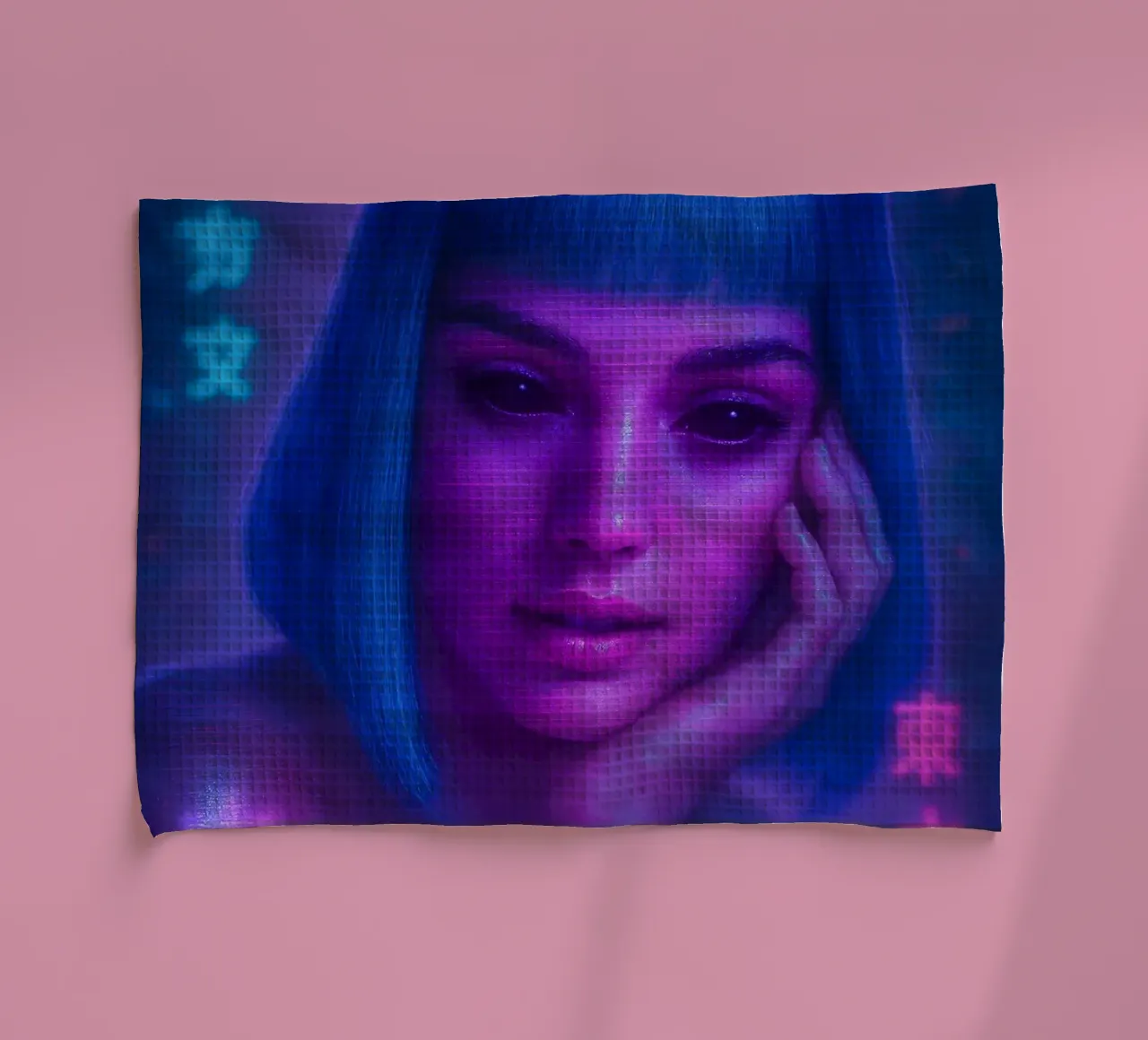 Blade Runner Neon Joi Art canovaccio da cucina da Lootprint