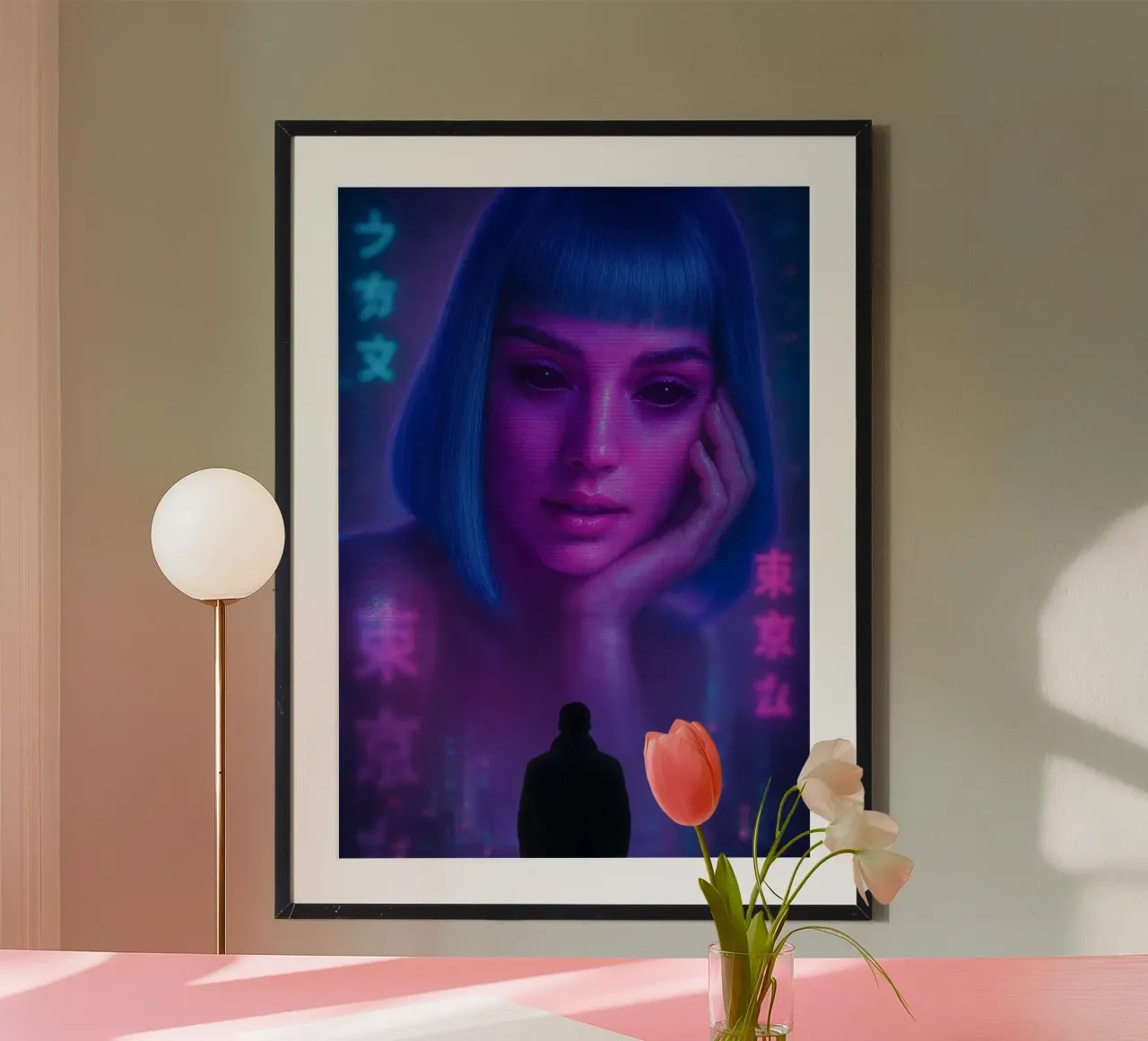 Blade Runner Neon Joi Art hahnemühle by Lootprint
