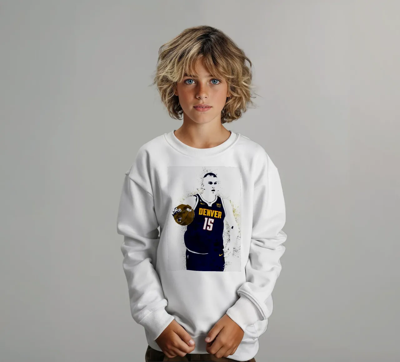 Nikola Jokic felpa bambino da tenten