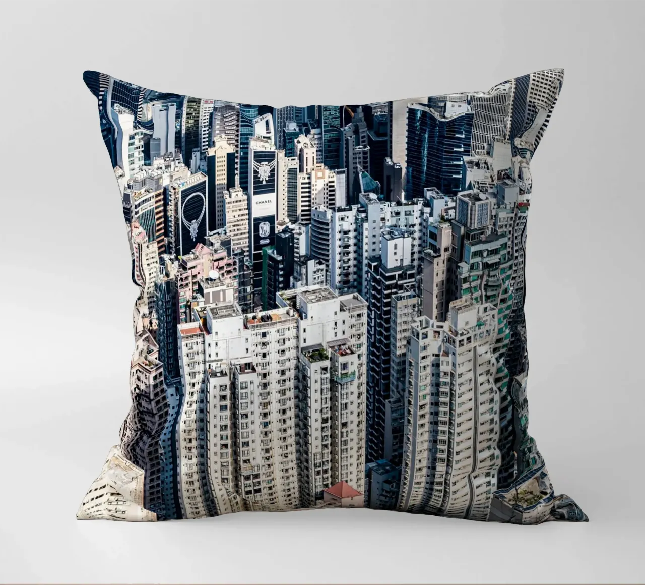 Skyscrapers of Hongkong cuscino da Mathias Remmling Photography