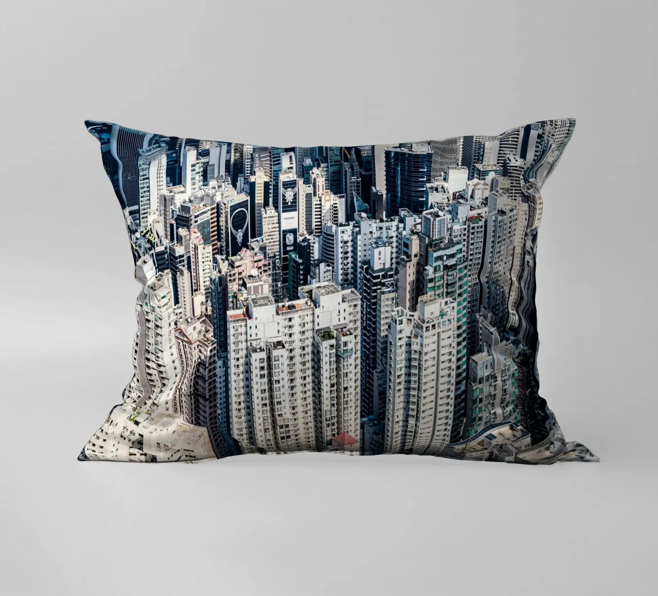 Skyscrapers of Hongkong cuscino da Mathias Remmling Photography