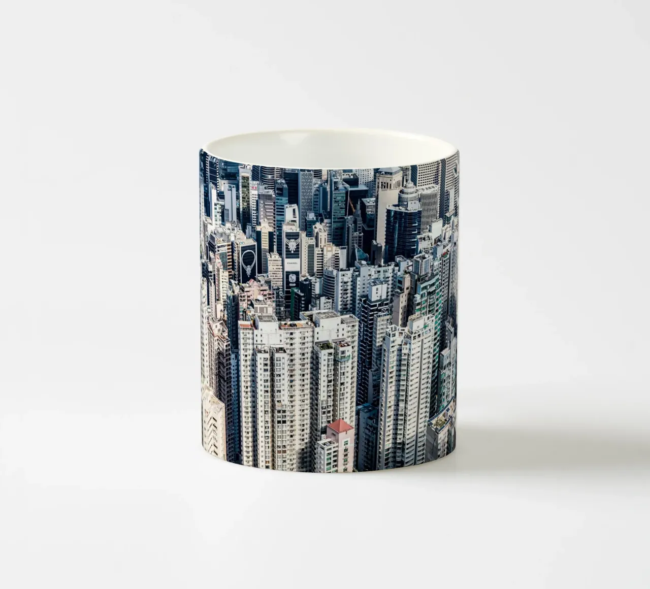 Skyscrapers of Hongkong tazza in ceramica da Mathias Remmling Photography