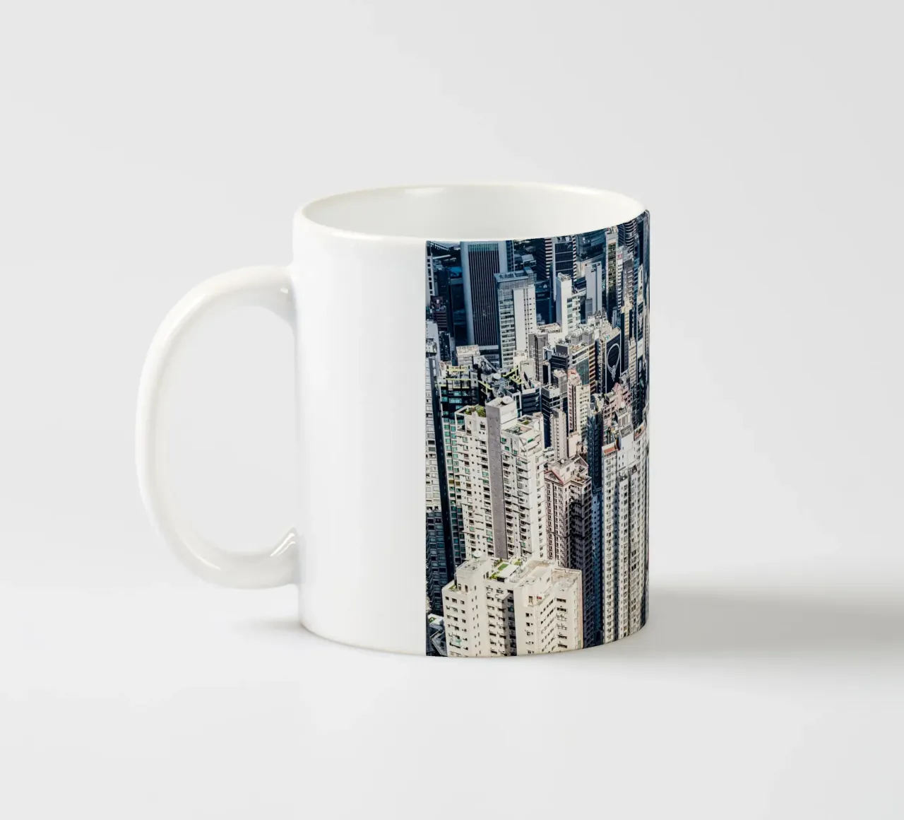 Skyscrapers of Hongkong tazza in ceramica da Mathias Remmling Photography