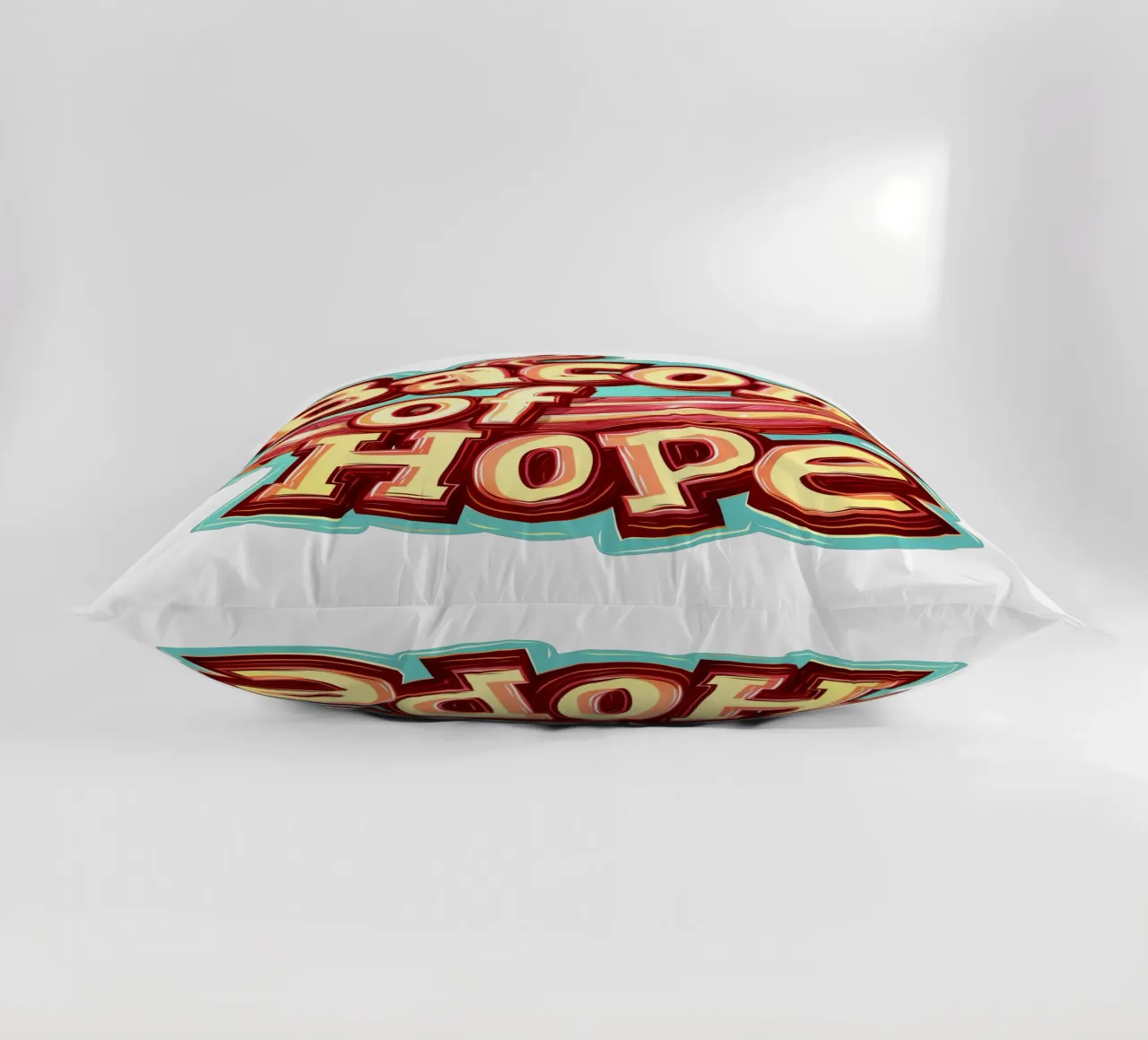 Slogan "Bacon of hope cuscino da Carinaprint