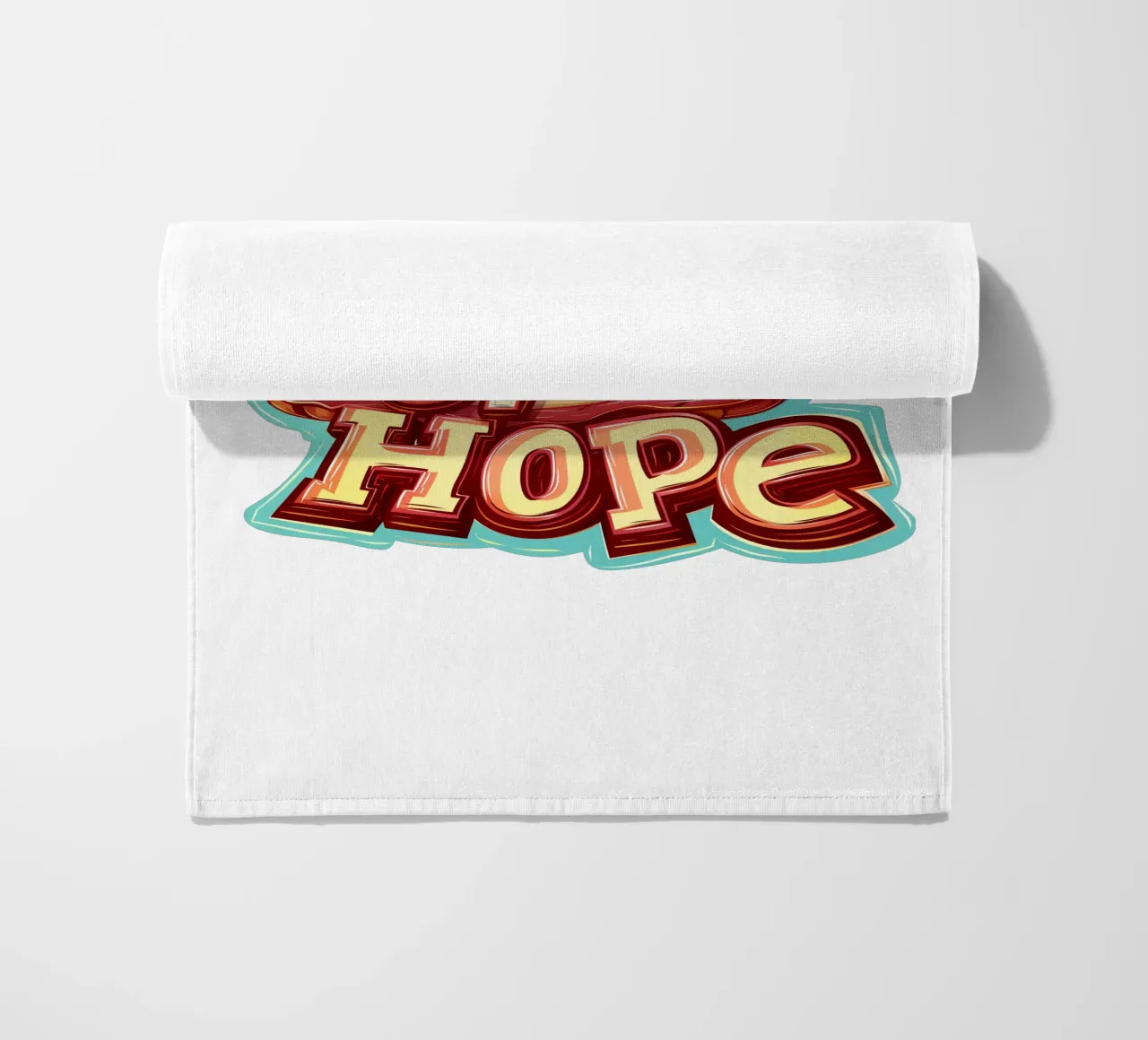 Slogan "Bacon of hope telo mare da Carinaprint