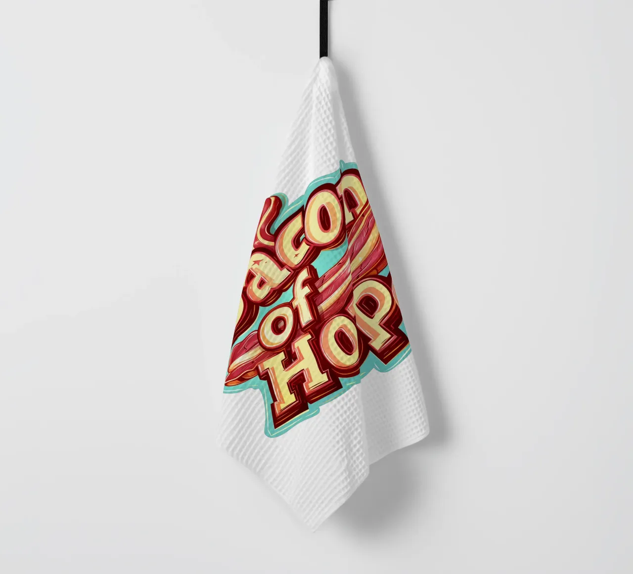 Slogan "Bacon of hope canovaccio da cucina da Carinaprint