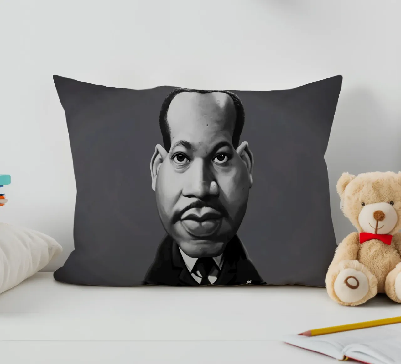 Martin Luther King cuscino da Rob Art | Illustration