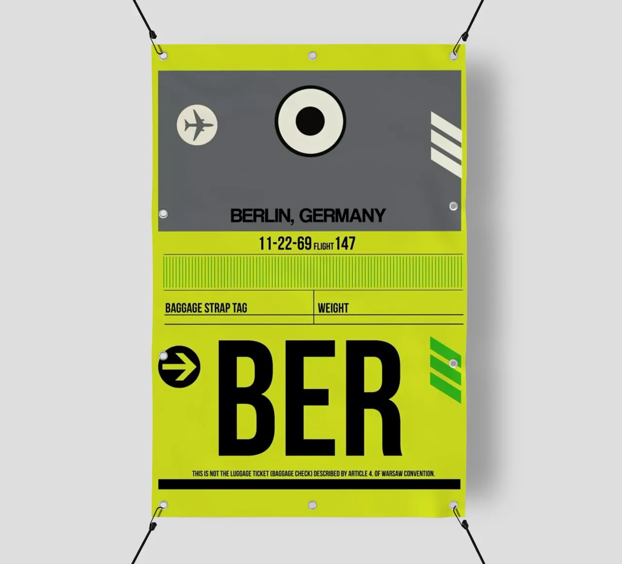 BER-Berlin telo in pvc da Naxart