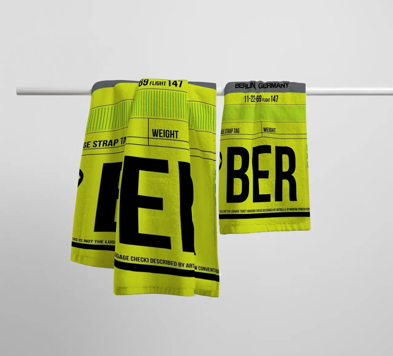 BER-Berlin asciugamano da bagno da Naxart