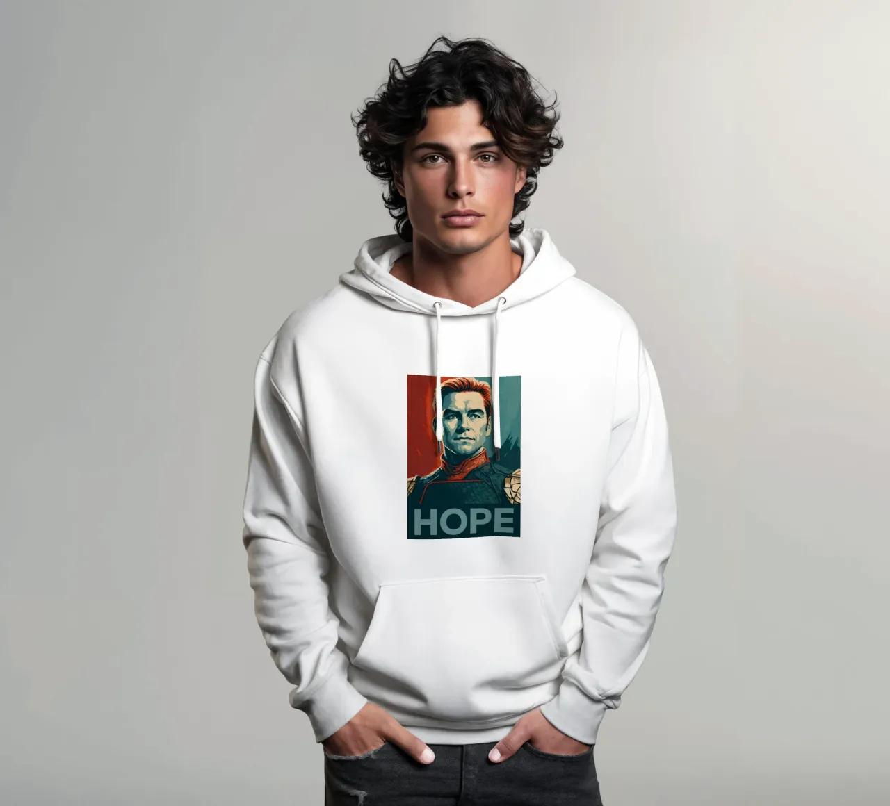 Homelander Hope Poster Art felpa con cappuccio da Lootprint