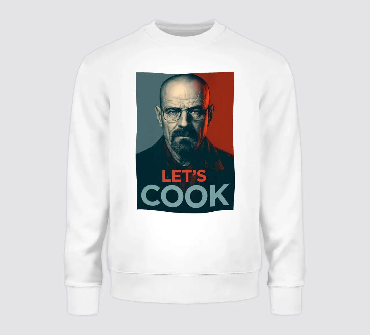 Walter White Let's Cook Art felpa da Lootprint