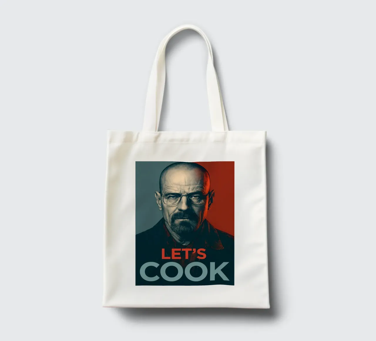 Walter White Let's Cook Art tote bag by Lootprint