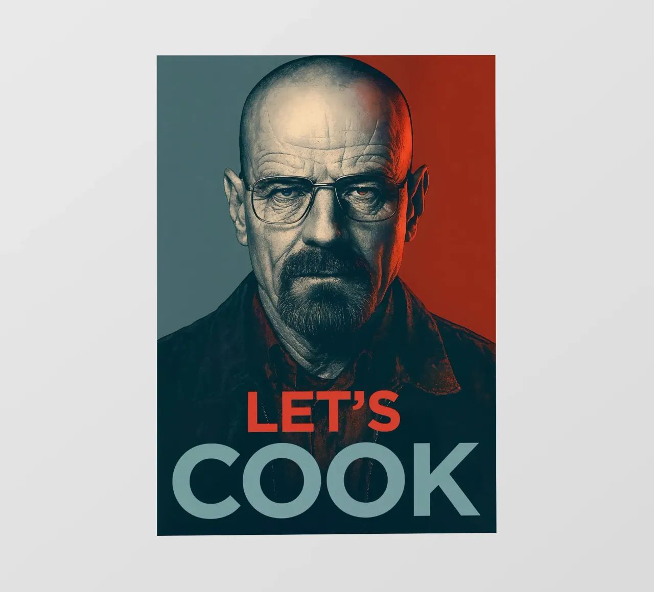 Walter White Let's Cook Art pvc cover by Lootprint