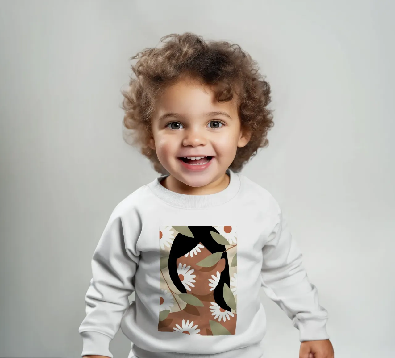 Woman And Daisies Aesthetic Vintage Flowers Retro baby sweatshirt by diedrich