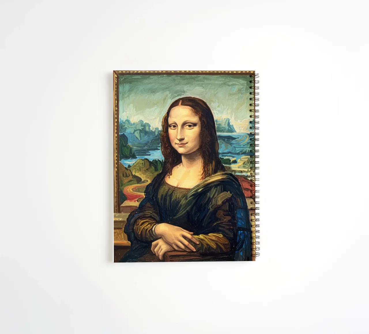 Moderne Mona Lisa carnet à spirale de Art Center