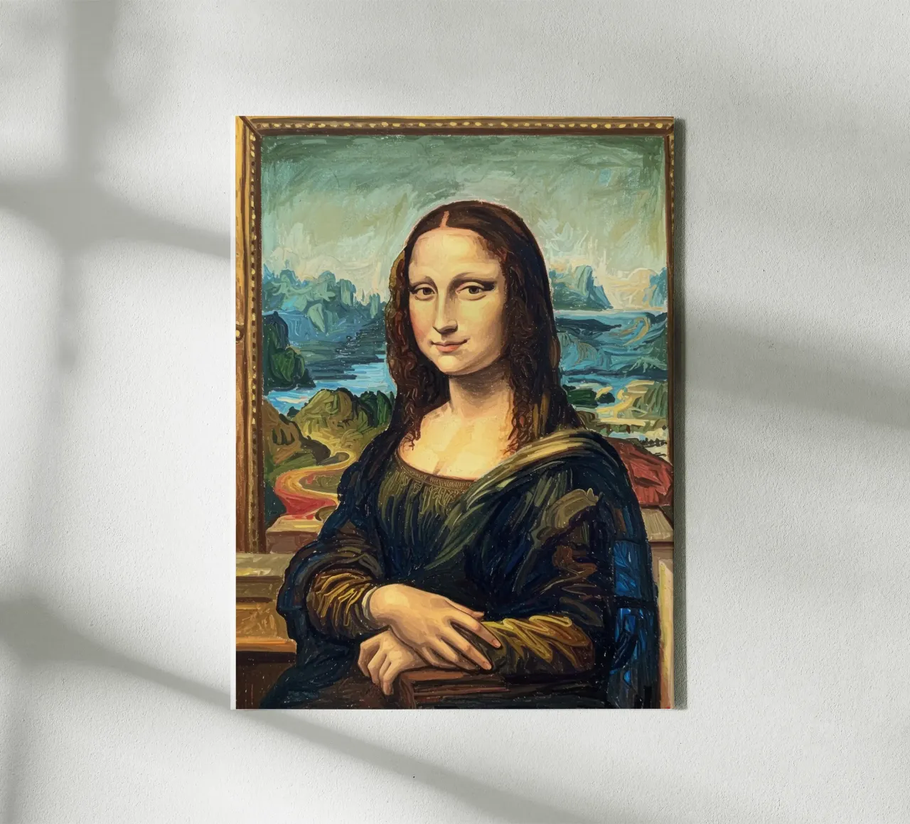 Modern Mona Lisa canvas by Art Center