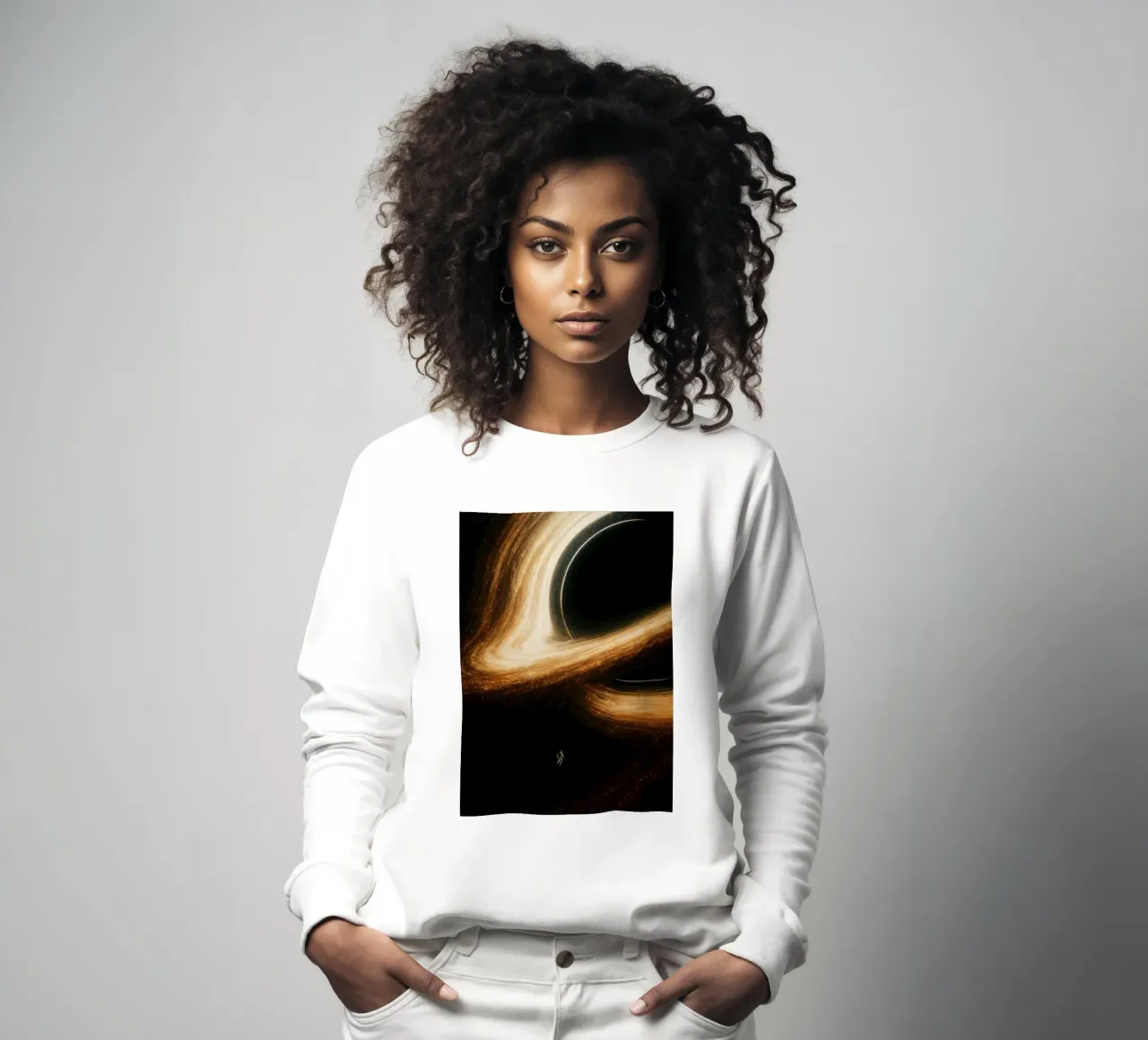 Interstellar Black Hole Gargantua felpa da Lootprint