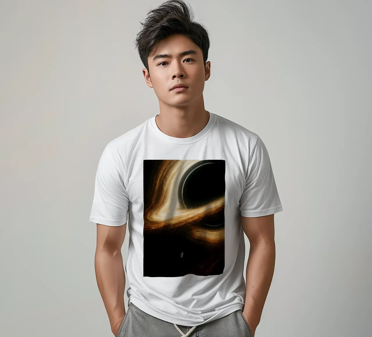 Interstellar Black Hole Gargantua t-shirt da Lootprint