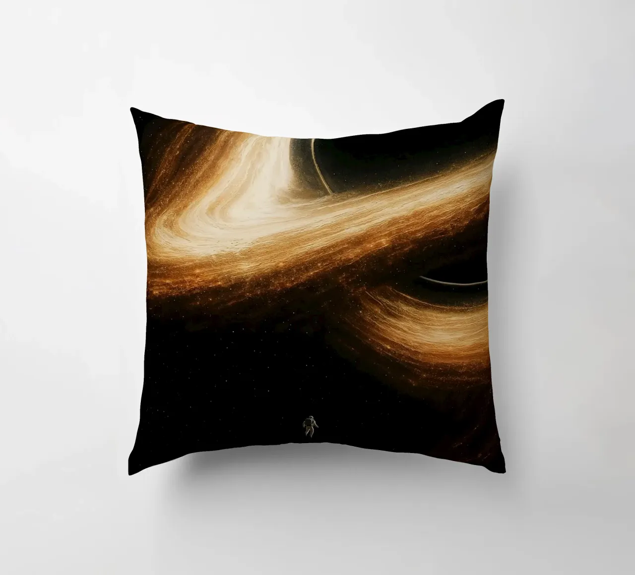 Interstellar Black Hole Gargantua cuscino da Lootprint