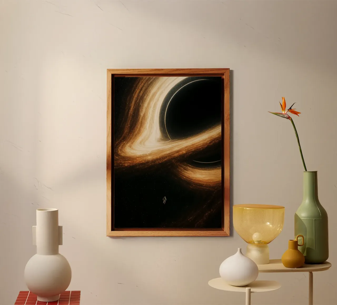 Interstellar Black Hole Gargantua alluminio dibond da Lootprint