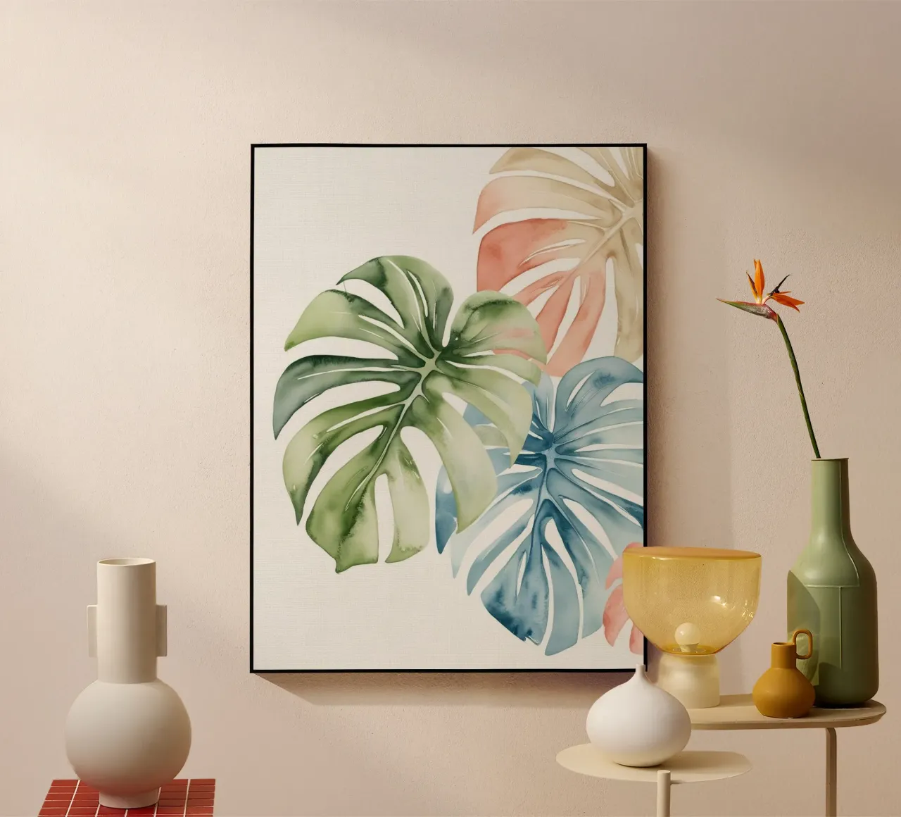 Monstera Magic plexiglass da Artsy Vibes