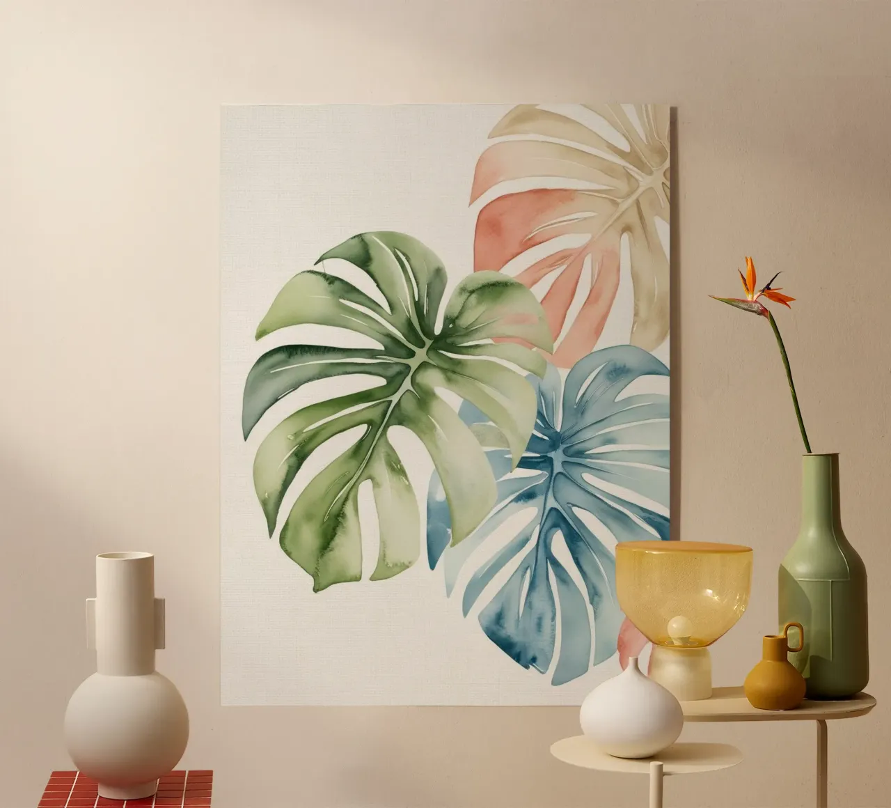 Monstera Magic plexiglass da Artsy Vibes