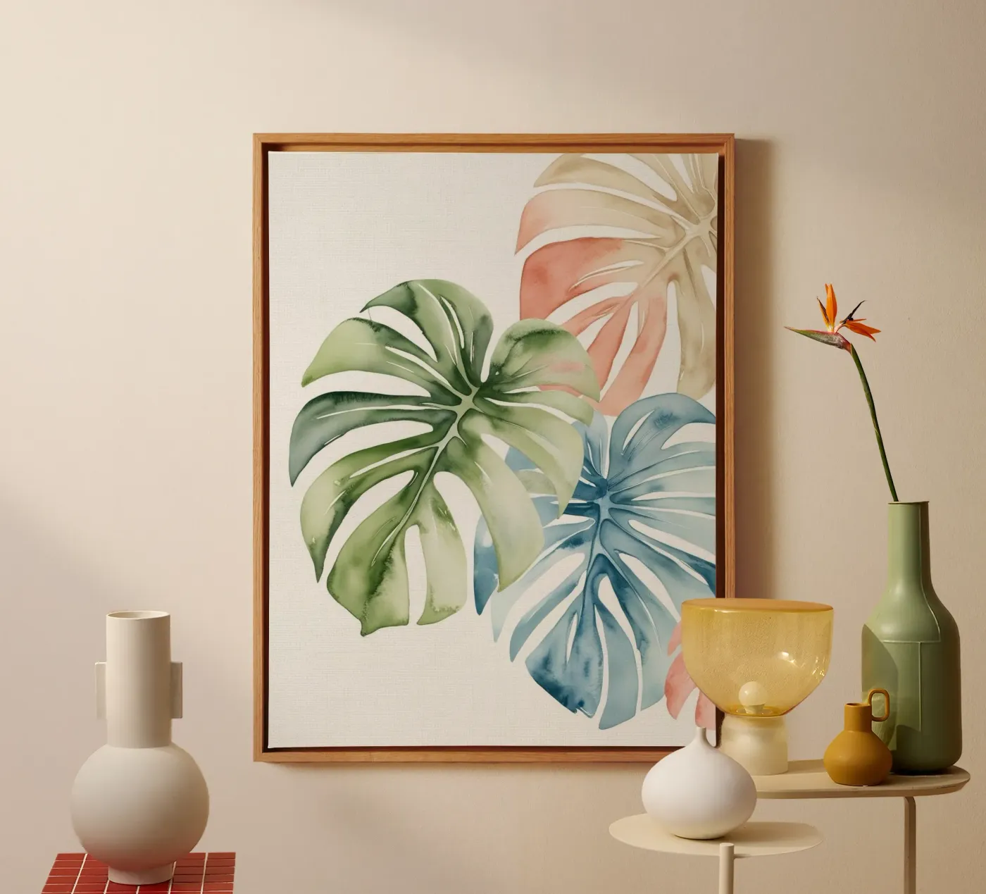 Monstera Magic tela da Artsy Vibes